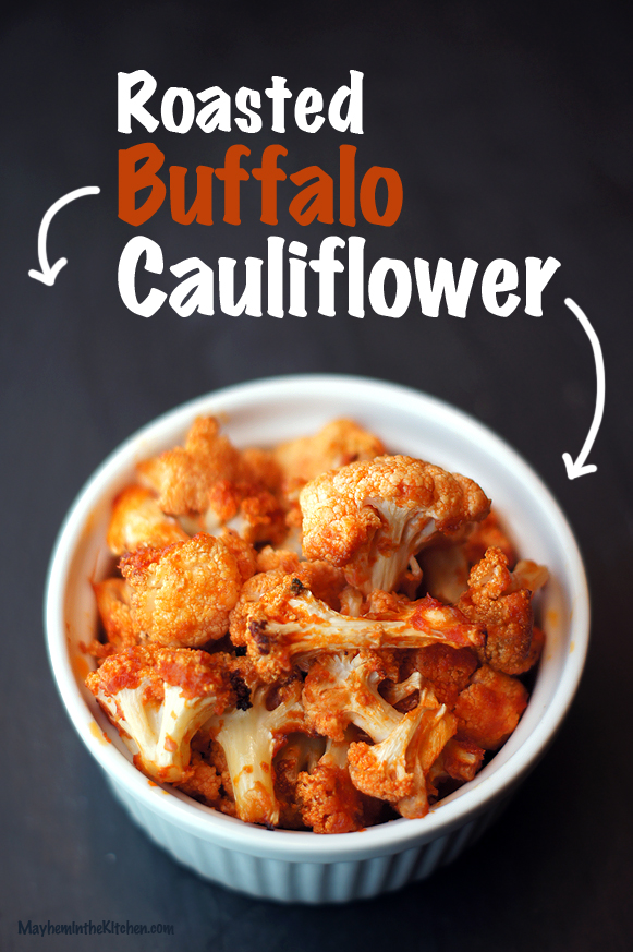 Roasted Buffalo Cauliflower #vegan #paleo #lowcarb #glutenfree