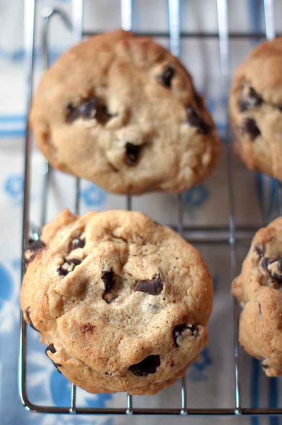 Ultra Chewy Chocolate Chip Cookies with a secret ingredient!