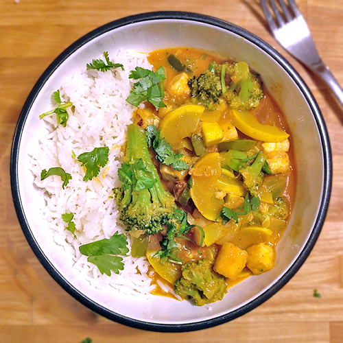 Quick and Easy Tofu Coconut Curry | Mayhem in the Kitchen!